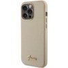 Guess GUHCP15LPGMCSD iPhone 15 Pro 6.1 złoty/light gold hardcase Glitter Glossy Script